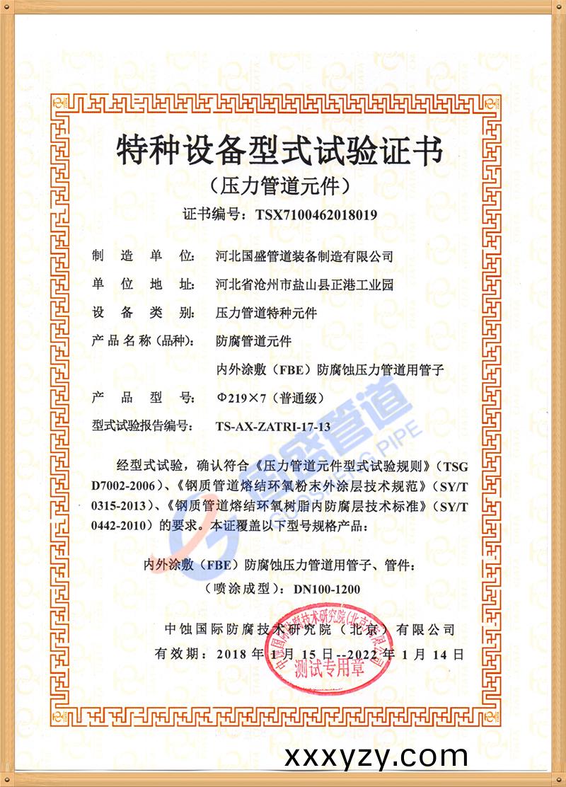 特(te)種設備(bei)試驗(yan)證書2