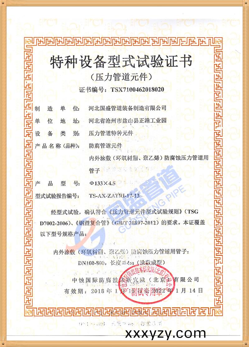 特種設備試驗證書3